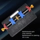 thumbnail image 3 of Injueey Accesorio de reparación de placa base multifuncional de doble eje, plantillas de placa de circuito, soporte de placa base resistente a Electrónica miscelánea, 3 of 6