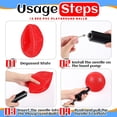 thumbnail image 4 of Playground Balls Bulk - 8.5 Inch (4-Pack) Red Rubber Kickball Bouncy Inflatable Balls For Kids & Adults W/air Pump, Indoor & Outdoor Games, Kickballs, Dodgeball, Four Square, Dodge Ball, Handball, 4 of 8