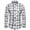 White, variant on Shirts for Men Button Down Long Sleeve Flannel Plaid Shirt Jacket Fall Winter Casual Lapel Comfortable Thick Warm Regular Fit Mens Dress Shirts Black 39