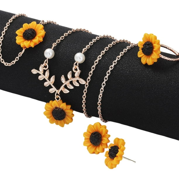 Collar de girasol Anillos Zulema Anillos de collar