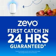 Zevo Flying Insect Trap Refill: 2 Indoor Light Trap Refill Cartridges Capture House Flies, Fruit Flies, and Gnats (2 Refill Cartridges)