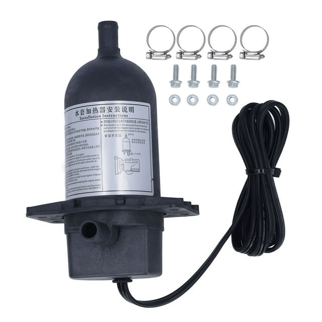 Calentador de camisa de agua del motor, precalentador de temperatura constante de 1000 W, calentador de refrigerante del motor de baja vibración