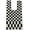 Black&beige, variant on Kukuzhu Checkered Bags for Women Checkerboard Tote Bags Plaid Handbag Versatile Street Fashion Wrist Bag Womens Knitted Pouch Retro