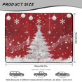 thumbnail image 7 of Qpednta Machine Washable Trunk Mat 29"x39" Red Snowman Cargo Liner, Non-Slip Polyester Carpet Stain Resistant Dustproof Vehicle Interior Accessories Rear Cargo Protector Fits SUV Sedan Truck, 7 of 7