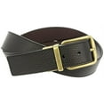 Coach Wide Hardness CutToSize Reversible Pebble Leather Belt (Black