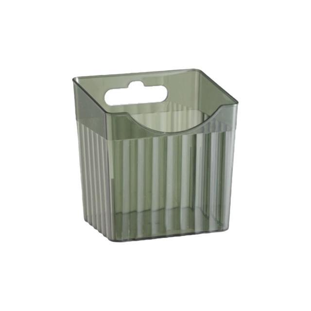 Vwrxbz Plastic Storage Bins with Four Handles for Pantry Organization Multipurpose Modular Stackable Containers for Kitchen Refrigerator