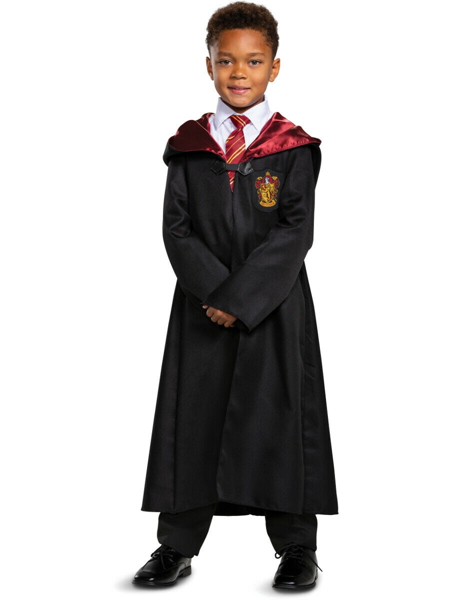 New Harry Potter Hogwarts kids youth M 8-10 or L 12-14 hooded robe costume 