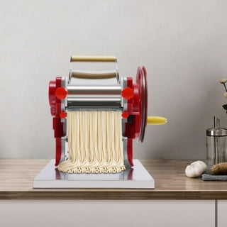  Pasta Maker Machine by Imperia- Heavy Duty, Italy Made Steel  Construction w Easy Lock Dial and Wood Grip Handle- Make Fresh Homemade  Authentic Italian Pasta Noodles - Model 190 : Home