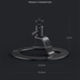 thumbnail image 5 of SHAR Support de Projecteur de Bureau Support en Métal Multi-Angle Réglable pour Projecteur avec Interface Vis 1/4 Pouce Support de Projecteur, 5 of 5