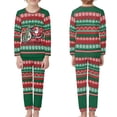 thumbnail image 2 of Renewold Aztec Tribal Pajamas for 7-8 Years Old Children Christmas Dinosaur Santa Athletic Clothing Pjs Sleepwear Set for Home Life Sleep Casual 2 PCS Home Life Wear, 2 of 5