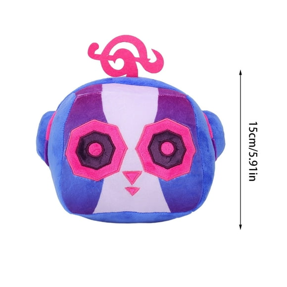 Blox Fruits Anime Game Plush Toy Fruit Leopard Pattern Box Plushies Toy 15cm Soft Stuffed Fruits Toy Christmas Gift For Kids A