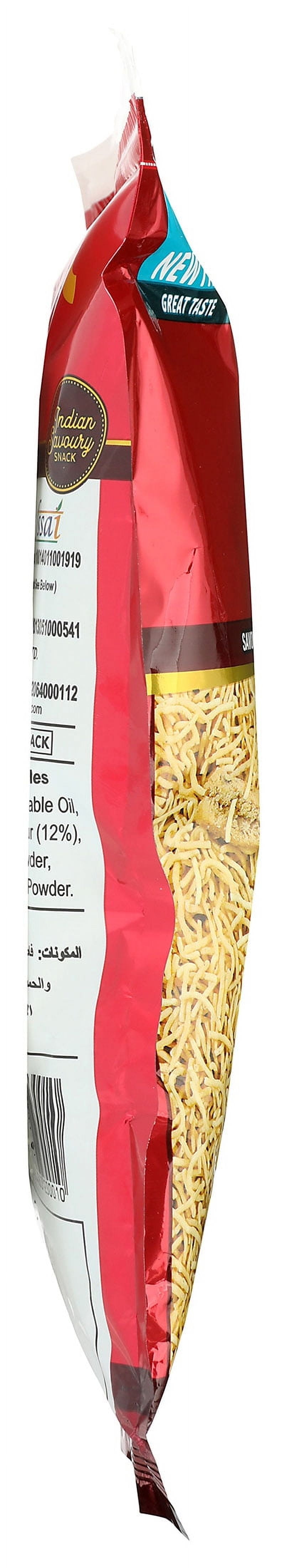 (4 pack) Haldiram's Spicy Bhujia Snack Crackers, 14.10 oz