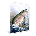 thumbnail image 2 of Rainbow Trout Giclee Art Print Poster from Watercolor by Artist Dave Bartholet 18" x 24", 2 of 5