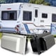 thumbnail image 2 of Caravana Autocaravana Remolque Ventilación de aire lateral Ventilador de escape Rv Blanco Dc 25w para caravana Remolque Barco Yate marino,blanco. Afortunado Sencillez, 2 of 5