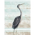 thumbnail image 2 of DeRice, Julie 12x14 Black Ornate Wood Framed with Double Matting Museum Art Print Titled - Grey Heron II, 2 of 4