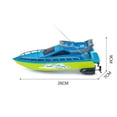 thumbnail image 3 of Barco de alta velocidad con control remoto, juguete de lancha rápida eléctrica para carreras de agua (azul), 3 of 8