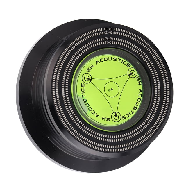 LP Turntable Stabilizer Clamp for Vibration Elimination & Speed Control, HighBubbleforSound Reproduction