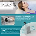 thumbnail image 5 of Bestway SaluSpa Rome 5-7 Person Inflatable Hot Tub, Square Energy-Efficient Spa, 79"x28", 5 of 14