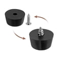 thumbnail image 4 of 10Pack Rubber Bumper Feet, 0.31" H x 0.59" W Round Pads with Stainless Steel Washer and Screws, 4 of 6