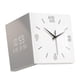 thumbnail image 5 of Reloj de esquina adorno de pared reloj de esquina angular regalos reloj de pared cuadrado para Blanco, 5 of 9