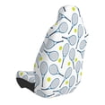 thumbnail image 2 of Wukai Tennis Rackets And Balls Full Set Car Seat Covers with Soft Padding Universal Auto Front Seats Protector and Cushion Mat, 2 of 5