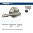 thumbnail image 3 of Schlage F51ADMP619COL Dempsey Single Cylinder Keyed Entry Door Lever Set - Nickel, 3 of 6