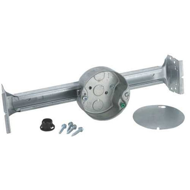 Hubbell Raco Kwik Brace Round Ceiling Fan Box With For New Work 1 2 Deep Per 4 Each Com - How To Install Ceiling Fan Box With Brace Hubbell Raco Kwik Brace Round Ceiling Fan Box With For New Work 1 2 Deep Per 4 Each Com - How To Install Ceiling Fan Box With Brace
