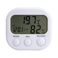 thumbnail image 1 of SHOWERORO 1Pcs White ABS Hygrometer for Home Use with High Precision and Multifunctional Design, 1 of 7