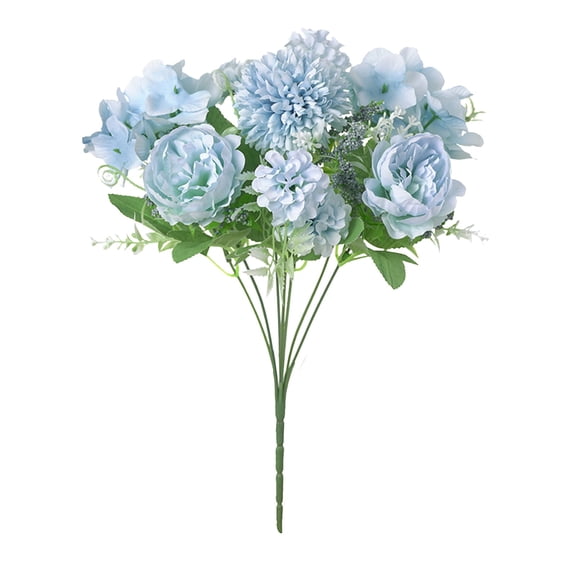 Clearance Artificial flowers under $1,Exquisite Peony Rose Artificial Flower Bouquet Decoration Suitable For Bridal Wedding Arrangements Valentine's Day And Home Center Decorations