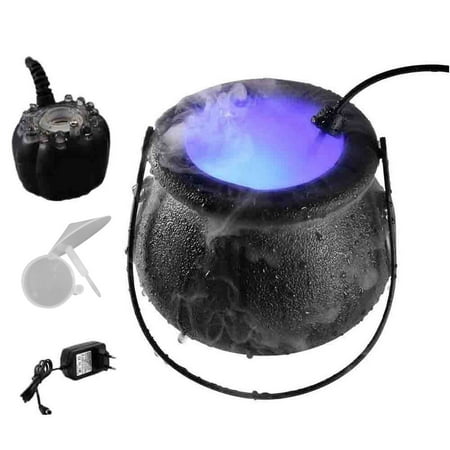 

Dealovy Halloween 12 LED Lights Spray Sprayer Decoration Witch Pot Sprayer Pond Fog Clearance