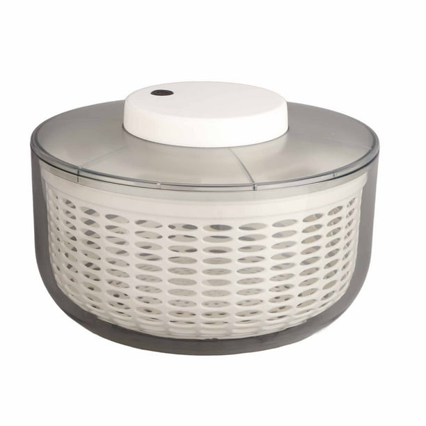 Escurridor de lavadora y secadora de verduras, centrifugador de ensalada de 500 RPM, secador eléctrico de frutas, escurridor, suministros de cocina, diseño fácil de usar