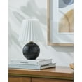 thumbnail image 4 of Livabliss Ferez Modern Accent Table Lamp, 12-inch, Black with White Shade, 4 of 6