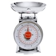 thumbnail image 2 of Escali DS115B Mercado Retro Classic Mechanical Dial Stainless Steel Scale, Removeable Bowl, Tare Functionality, 11lb Capacity, Stainless, 2 of 4