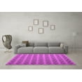 thumbnail image 3 of Ahgly Company Indoor Round Abstract Pink Contemporary Area Rugs, 6' Round, 3 of 4