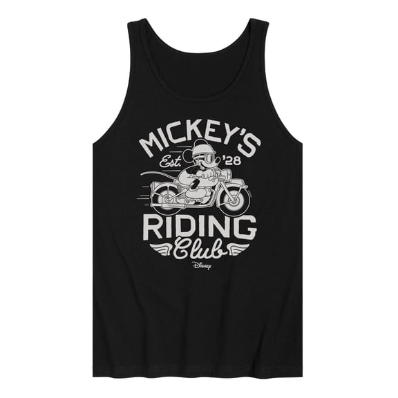 Disney - Mickey & Friends - Mickey's Riding Club - Motorcycle Bike - Men's Jersey Tank Top