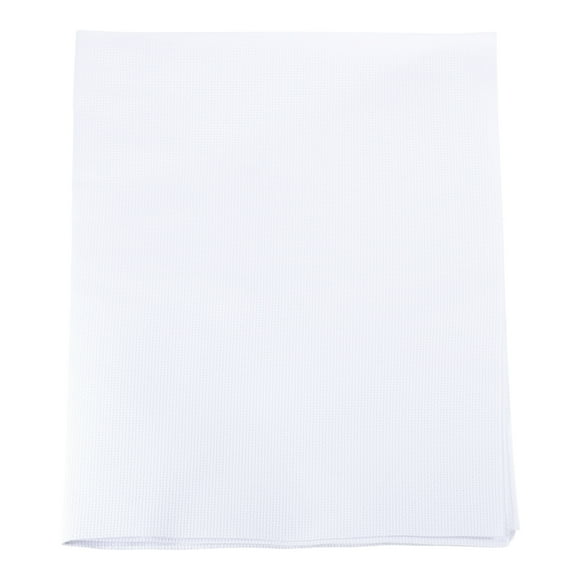 14 Count Cross Stitch Cloth 19"x28", Embroidery Cotton Fabric DIY Cross Stitch for Handmade Needlework Art Crafts Machine Embroidery, White