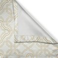 thumbnail image 3 of Ambesonne Ivory Kitchen Curtains, Rococo Style Oriental, 55"x39", Cream Tan, 3 of 3