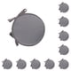 thumbnail image 2 of Cojín para silla Wosthever de algodón gris claro 10piezas, 2 of 6