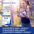 thumbnail image 5 of Nature's Live Nicotinamide 500mg Resveratrol 100mg - NAD Supplement - Anti-Aging 120 Capsules, 5 of 6