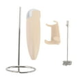 thumbnail image 2 of Rechargeable Milk Frother with Stand, Handheld Electric Foam Maker Waterproof Drink Mixer Foamer Portable Mini Mixer Machine Foam Coffee Maker for Latte Cappuccino Milk Foamer, 2 of 7
