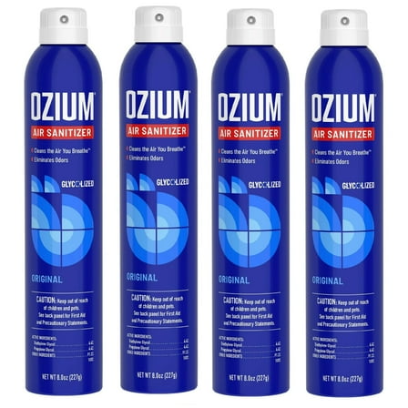 Ozium Air Sanitizer 8 Oz. Spray (Pack of 4)