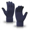 thumbnail image 1 of Roncen Unisex Winter Touch Screen Gloves, Soft Warm Fleece Lined with Knit Cuff for Texting & Outdoor Activities, 1 of 4