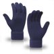 thumbnail image 1 of Guantes para hombre y mujer, de color bloqueado, para exteriores, sin dedos, de lana gruesa, informales, de moda, con parte superior acrílica., 1 of 5