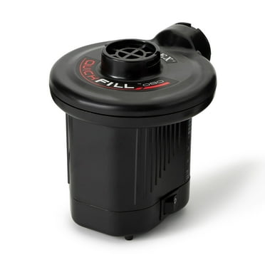 Intex 66619E 120 Volt Quick Fill AC Electric Air Pump with 3 Nozzles, Black
