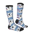 thumbnail image 3 of Haiem Bulldog Friend Socks, Funny Novelty Crazy Design Cotton Socks Sports Socks Knee High Socks For Men, Women,1Pairs - Gift For Working Friends, 3 of 9