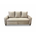 thumbnail image 2 of Sofá cama modeno alta comodidad 2 Cuerpos Beige Melody Reinicia 21 muebles, 2 of 6
