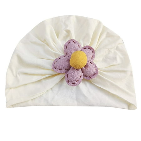 

ASEIDFNSA Toddler Hat And Mittens Winter Hats for Babies Baby Hat Toddler Baby Boys Girls Cap Flower Elastics Turban Hat
