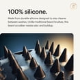 thumbnail image 3 of MANSCAPED® The Beard Buffer Silicone Scrubber – Flexible Facial Hair Cleaning Brush for Men, Exfoliating Grooming & Massaging Tool, 1-Pack, 3 of 7