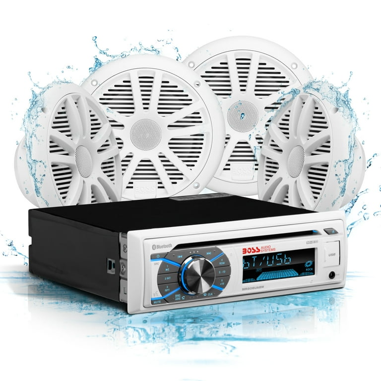 BOSS Audio Systems Marine Boat Stereo Sound System BOSS Audio Systems Marine Boat Stereo Sound System