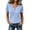 L0136 Sky Blue, variant on Womens Summer Tops Short Sleeve V-Neck True Classic T-Shirt Casual Cute Fashion Beach Vacation Clothes 2026